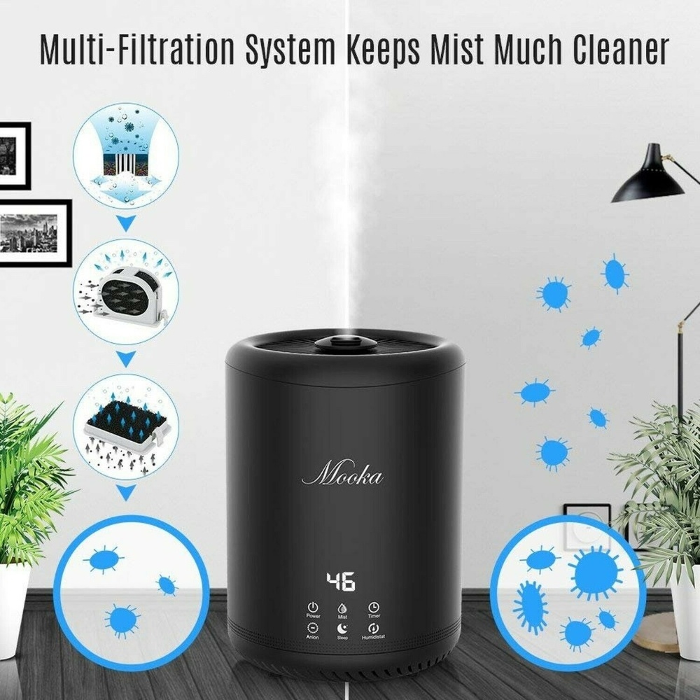 Brand New Ultrasonic Cool Mist Humidifier Top Fill